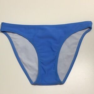 Blue Brazilian Bikini Bottom Size Medium Preloved